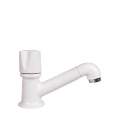 Torneira de Mesa Bica Baixa Foz para Banheiro 1/2'' Branco 1110302 - Viqua