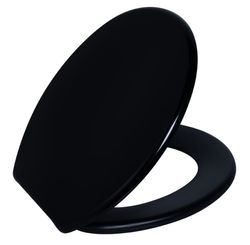 Assento Sanitário TPJ Soft Preto PR1 - Astra