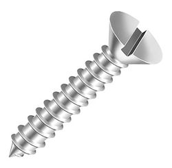 Parafuso Chato Aço 3,9 x 13 mm Zincado Branco - Ciser