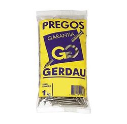 Prego 19 x 30 com Cabeça 2.3/4'' x 9'' - Gerdau