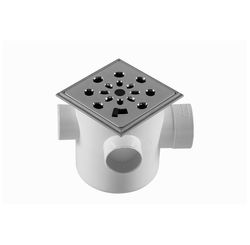 Caixa Sifonada Quadrada 10 x 12 cm Cromada CS2 - Astra