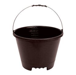 Balde para Concreto 12 L Preto TSW400 - Terraplast
