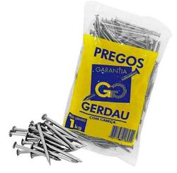 Prego 10 x 10 com Cabeça 7/8'' x 17 - Gerdau