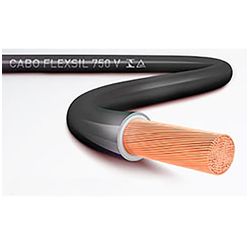 Cabo Flexível 6 mm 750 V 100 m Preto - SIL