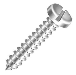 Parafuso Autoatarraxante Cabeça Panela Fendado 4,8 x 13 mm Zincado Branco - Ciser