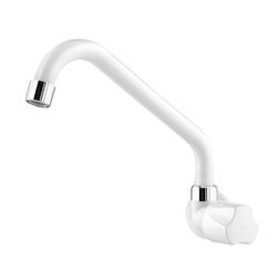 Torneira de Parede Bica Longa Foz para Cozinha 3/4'' Branca 1110802 - Viqua
