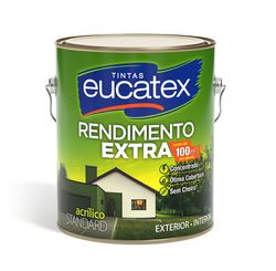 Tinta Acrílica Rendimento Extra 3,6 L Amarelo Canário - Eucatex