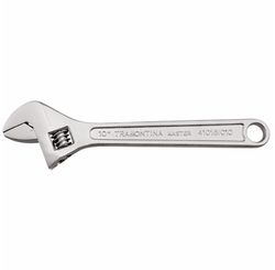 Chave Ajustável para Porcas com Corpo Forjado em Aço Carbono 10" Cromado 41016/510 - Tramontina