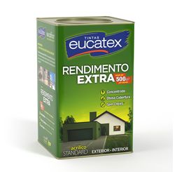 Tinta Acrílica Rendimento Extra Fosco 18 L Concreto - Eucatex
