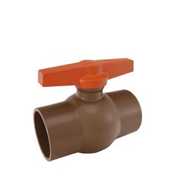 Registro Esférico Roscável 1/2" Marrom 1030201 - Viqua