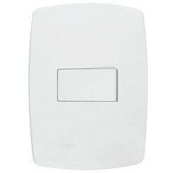 Interruptor Pérola 1 Tecla Simples com Placa Branco - Radial