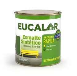 Tinta Esmalte Brilhante Sintético Eucalar 900 ml Marrom - Eucatex