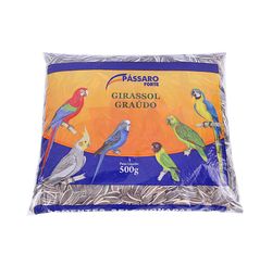 Ração Girassol Graúdo 500 g - Pássaro Forte