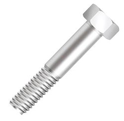 Parafuso Sextavado Rosca Parcial 3/8'' x 4'' Zincado Branco - Ciser