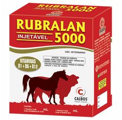 Rubralan Injétavel 50 ml 5000 - Calbos