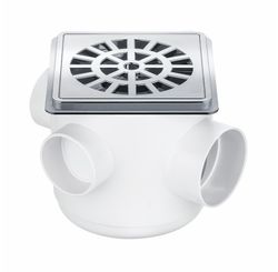 Caixa Sifonada com Grelha Quadrada 100 x 50 mm 5259 - Herc