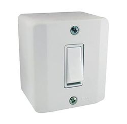 Interruptor Linha 1 Tecla Simples com Placa 10 A Branco - Radial