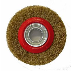 Escova Circular Rotativa Aço (com Buchas) 6" x 3/4" x 1/2'' - Disflex