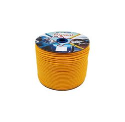 Corda Polipropileno Tropical Trançada 12 mm (140 m/rolo) Amarela - RioMar