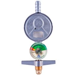 Regulador para Gás Pequeno sem Mangueira com Manômetro Blister 505/01 - Aliança