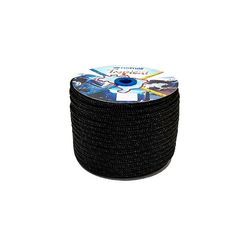 Corda Polipropileno Tropical Trançada 10 mm (190 m/rolo) Preta - RioMar