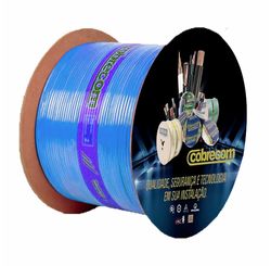 Cabinho Flexível 6 mm 500 m 750 V Carretel Azul Claro - Cobrecom