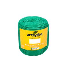 Corda PET Trançada 12 mm Rolo 105 m Verde - Arteplas