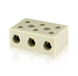 Conector de Porcelana Tripolar para Chuveiro 10 mm - Foxlux