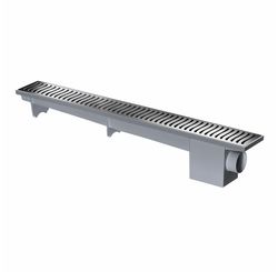Ralo Sinfonado Linear Modulável 50 cm Cromado - Herc
