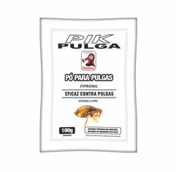 Pik Pulga Pó para Pulgas 100 g - Pikapau