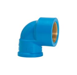 Joelho 90° Bucha de Latão 20 mm x 1/2'' Azul - Amanco