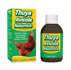 Thuya Avícola Remoção de Calosidades e Verrugas 100 ml - Naturrich