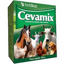 Cevamix Suplemento Mineral e Vitamínico 200 g - Vetbras