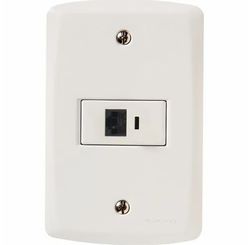 Conjunto 4 x 2 com 1 Tomada Lux² Branco RJ45 - Tramontina