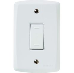 Conjunto 4 x 2 com 1 Interruptor Lux² Paralelo 10 A 250 V Branco - Tramontina