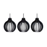 PENDENTE-ARTIFLEX-TRIPLO-BALLY-P-18-X-20-PRETO-FOS