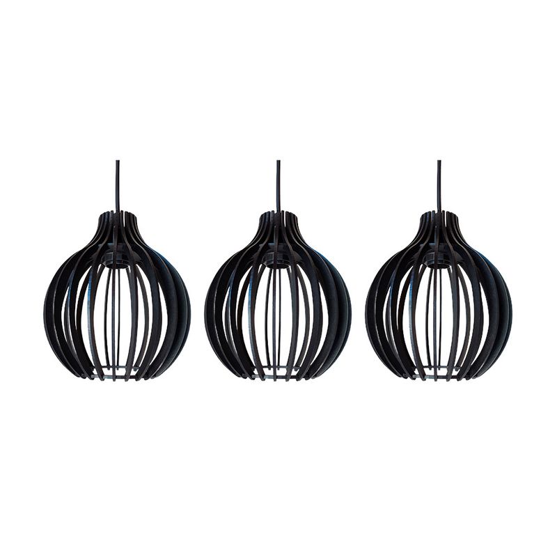 PENDENTE-ARTIFLEX-TRIPLO-BALLY-P-18-X-20-PRETO-FOS