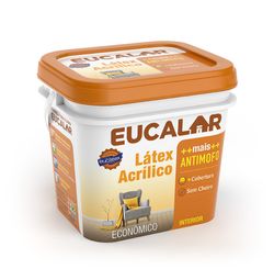 Tinta Eucalar Látex Acrílico Fosco Balde 3,6 L Palha - Eucatex