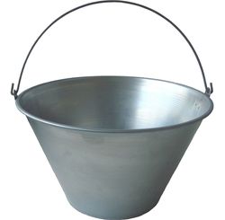 Balde para Concreto Galvanizado 10 L - Balde Forte