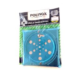 Grelha com Caixilho Inox Quadrado 10 x 10 cm RF-04 - Polinox