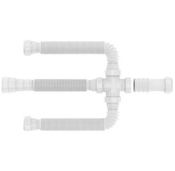 Sifão Sanfonado Triplo Multiuso 72 cm - Socel