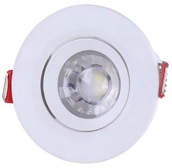 Spot LED Redondo 7 W 3000 K Luz Amarela - Tramontina