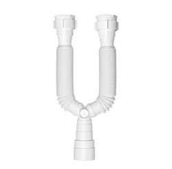Sifão Sanfonado Duplo Multiuso 72 cm - Socel