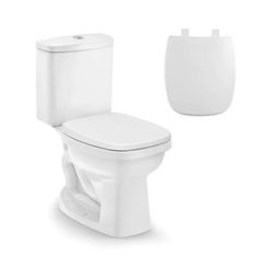 Kit Completo para Sanitário Bacia com Caixa Acoplada Like Branco - Celite