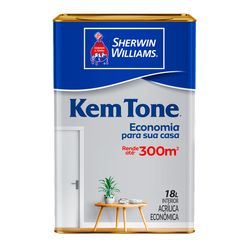 Kem Tone Tinta Acrílica Fosco 18 L Branco - Sherwin Williams