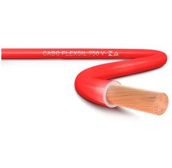 Cabo Flexível 2.5 mm 750 V 100 m Vermelho - SIL