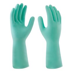 Luva de Segurança Látex Forrada 250 P Verde - Mucambo