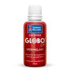 Corante Líquido Globo 50 ml Vermelho - Sherwin Williams