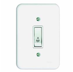 Interruptor Pollar 1 Tecla Campainha com Placa Branca - Radial