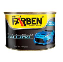 Massa Plástica Automotiva 400 g com Catalizador 7 g Cinza - Farben